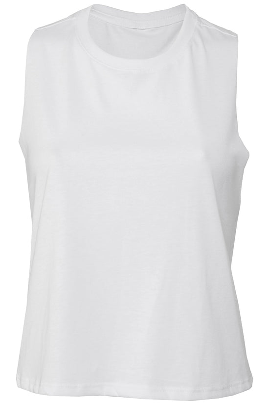 Bella Canvas Womens Racerback Cropped Tank Vest