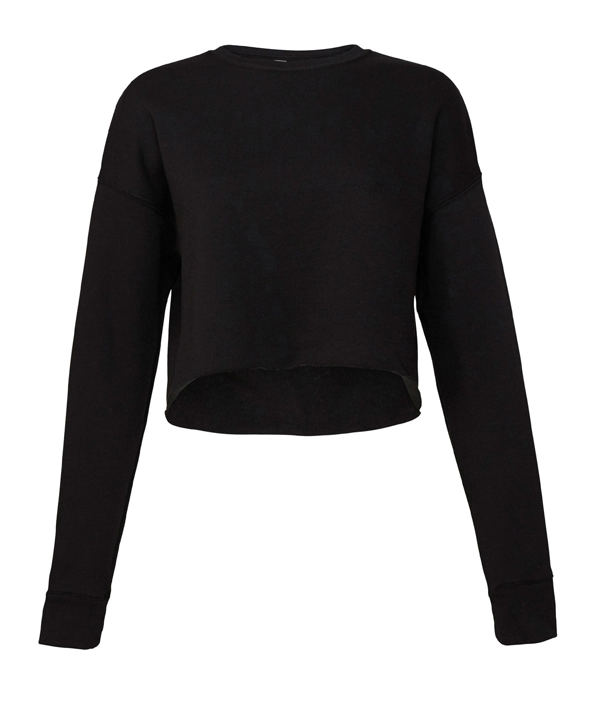 Bella Canvas Womens Cropped Crew Fleece Sweatshirt Fashionable and Comfortable