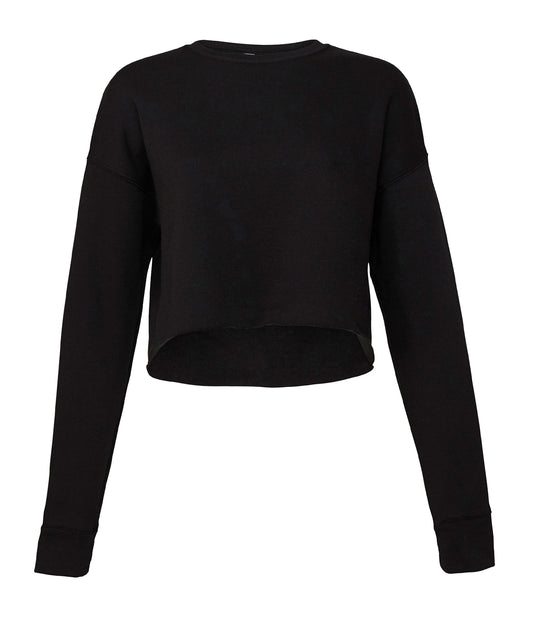 Bella Canvas Womens Cropped Crew Fleece Sweatshirt Fashionable and Comfortable
