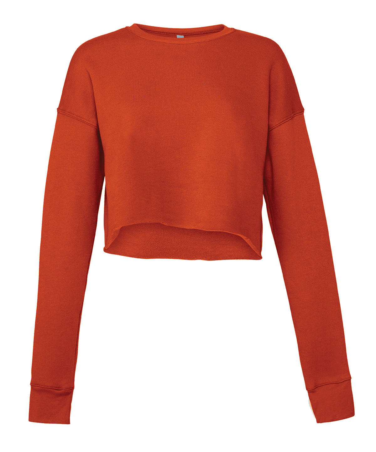 Bella Canvas Womens Cropped Crew Fleece Sweatshirt Fashionable and Comfortable