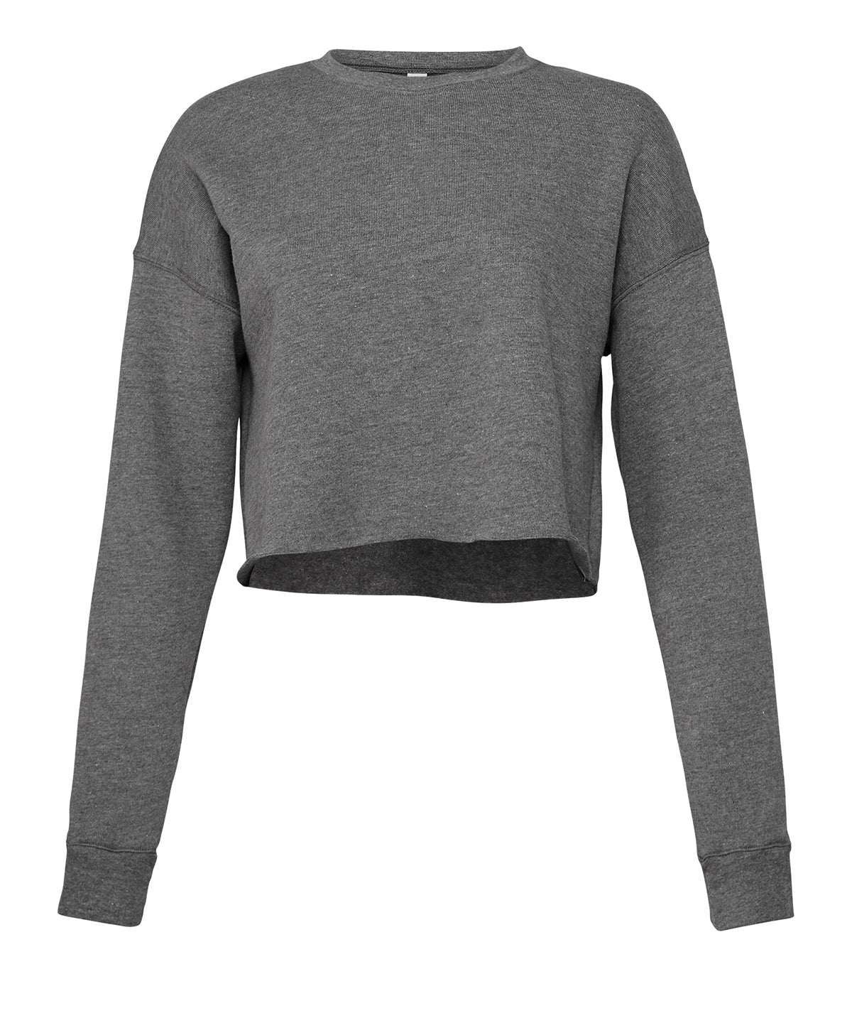 Bella Canvas Womens Cropped Crew Fleece Sweatshirt Fashionable and Comfortable