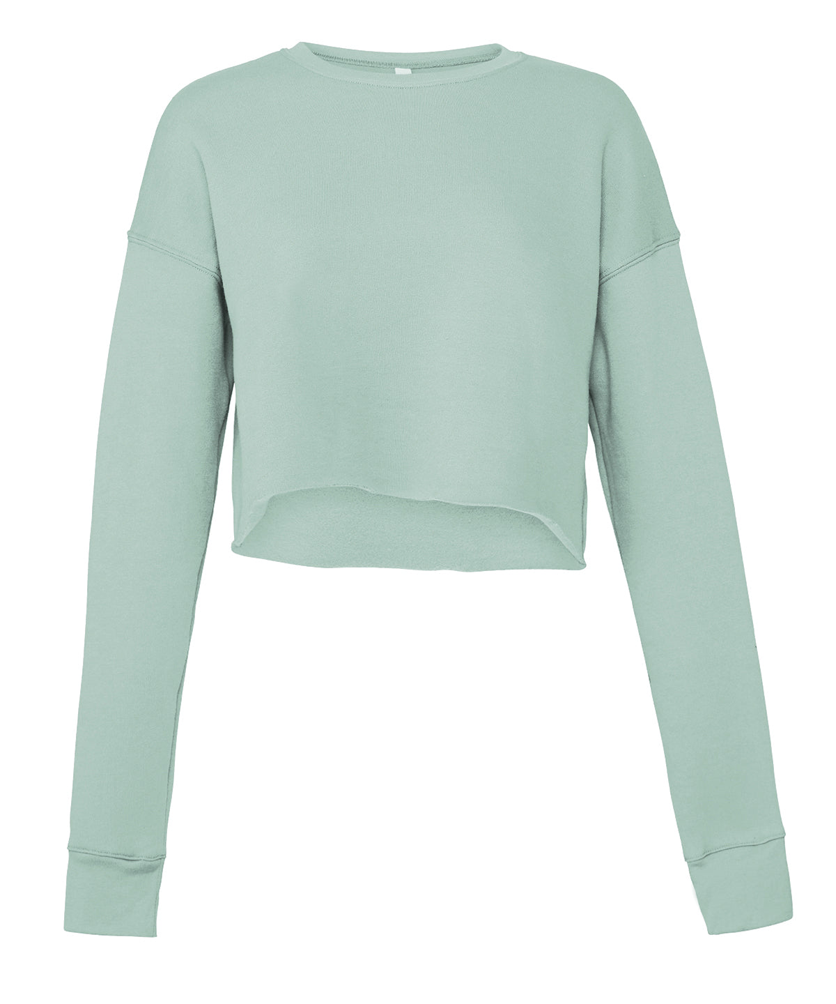 Bella Canvas Womens Cropped Crew Fleece Sweatshirt Fashionable and Comfortable