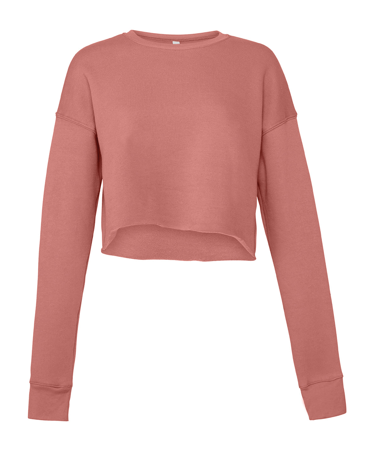 Bella Canvas Womens Cropped Crew Fleece Sweatshirt Fashionable and Comfortable