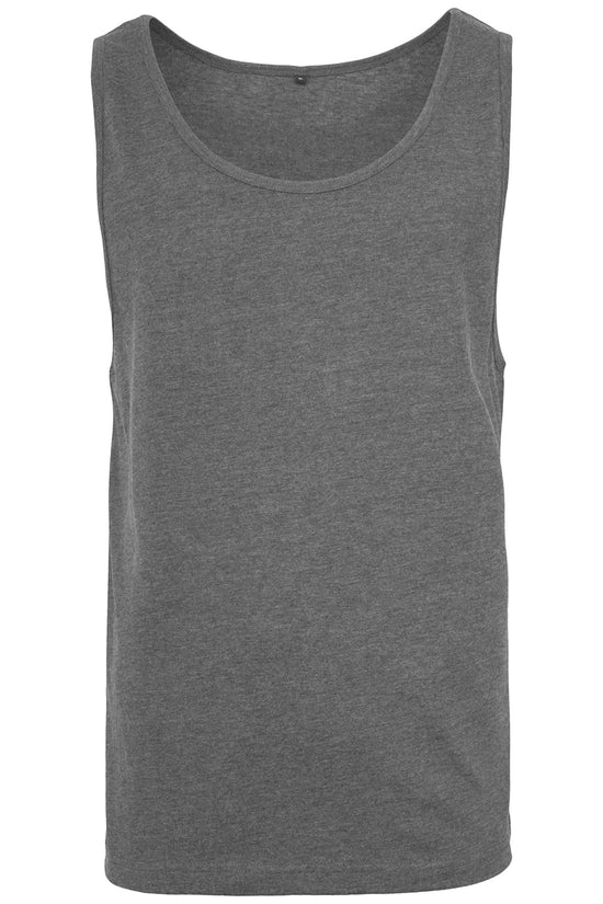 Mens Long Cut Tank Top with Wide Armholes