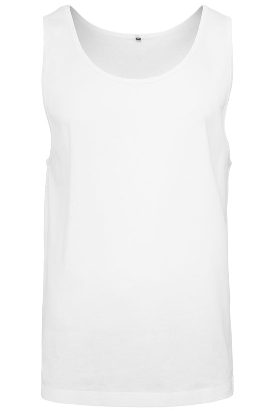 Mens Long Cut Tank Top with Wide Armholes