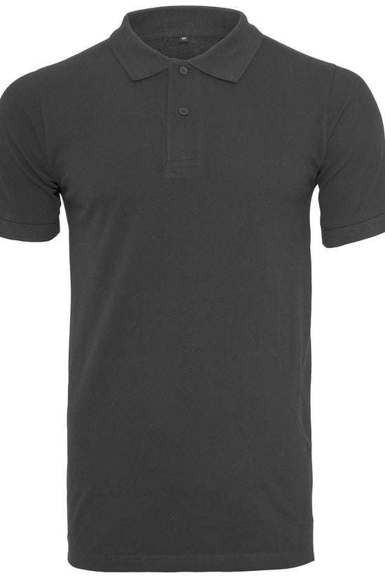 Mens Piqu Polo Shirt with Rib Collar