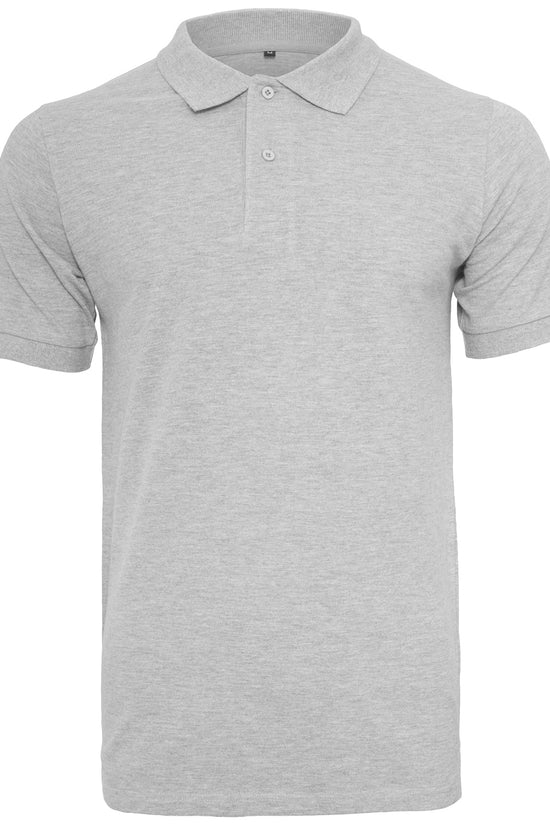 Mens Piqu Polo Shirt with Rib Collar