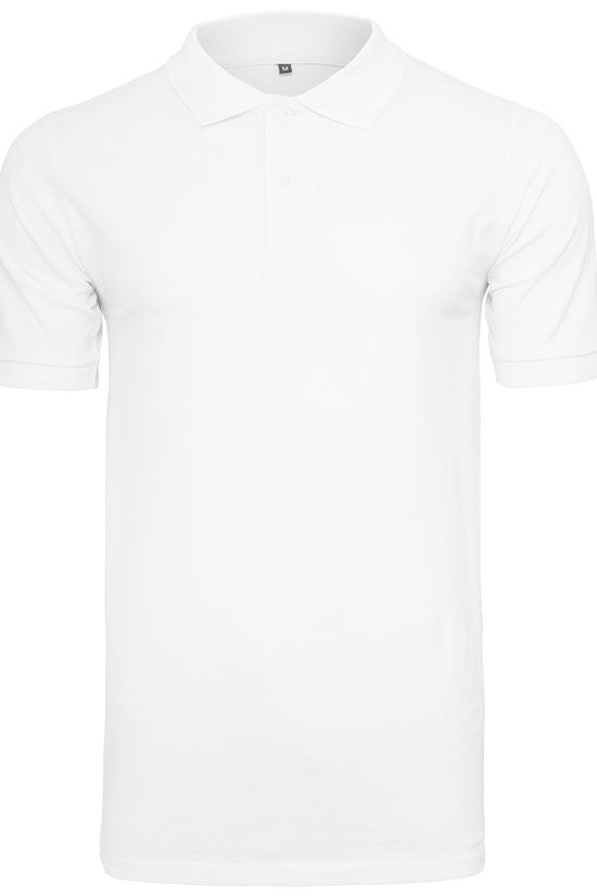 Mens Piqu Polo Shirt with Rib Collar