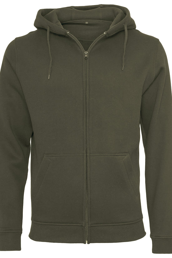 Street Style Heavy Zip Hoodie for Men