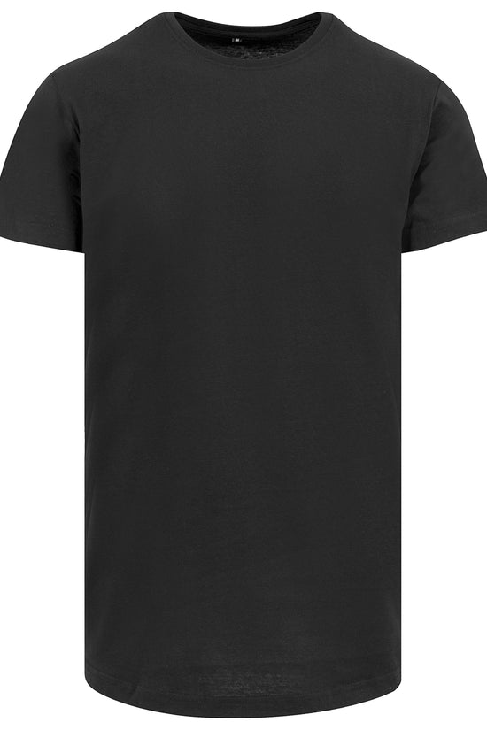 Mens Shaped Long Tee TShirt Rebrandable Longer Length