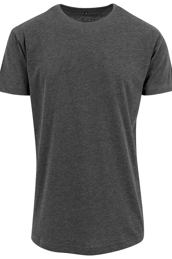 Mens Shaped Long Tee TShirt Rebrandable Longer Length