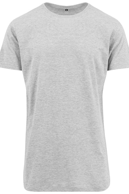 Mens Shaped Long Tee TShirt Rebrandable Longer Length