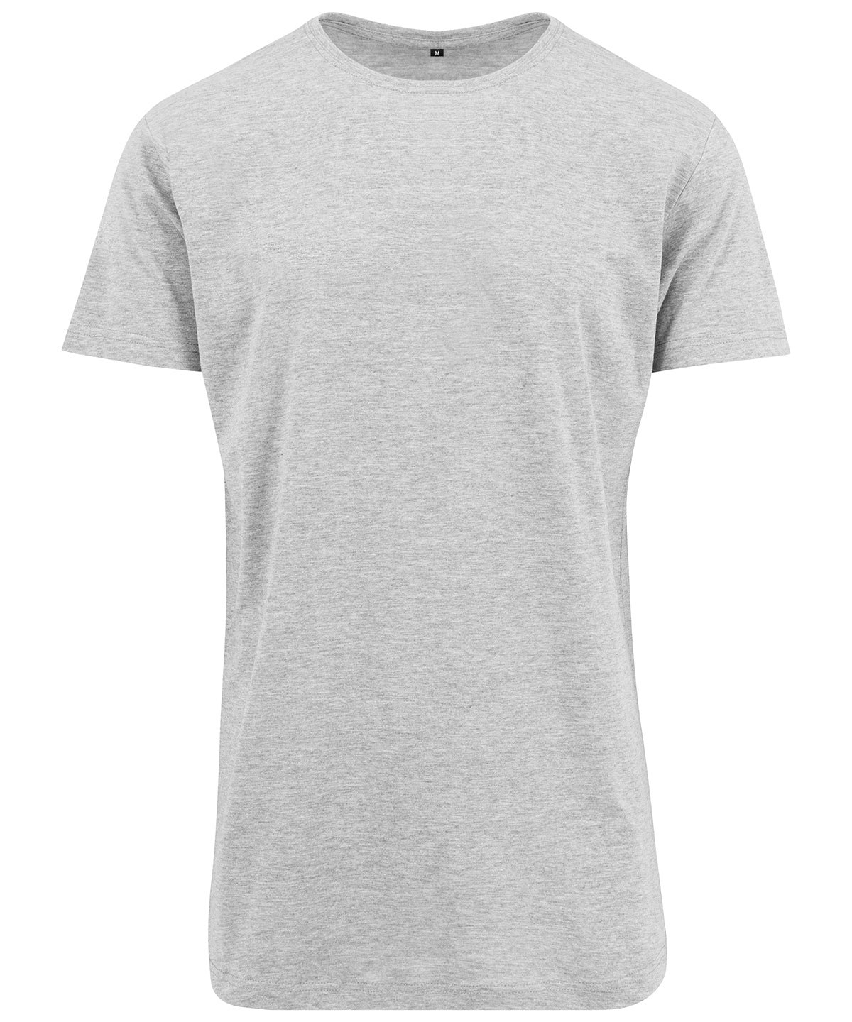Mens Shaped Long Tee TShirt Rebrandable Longer Length