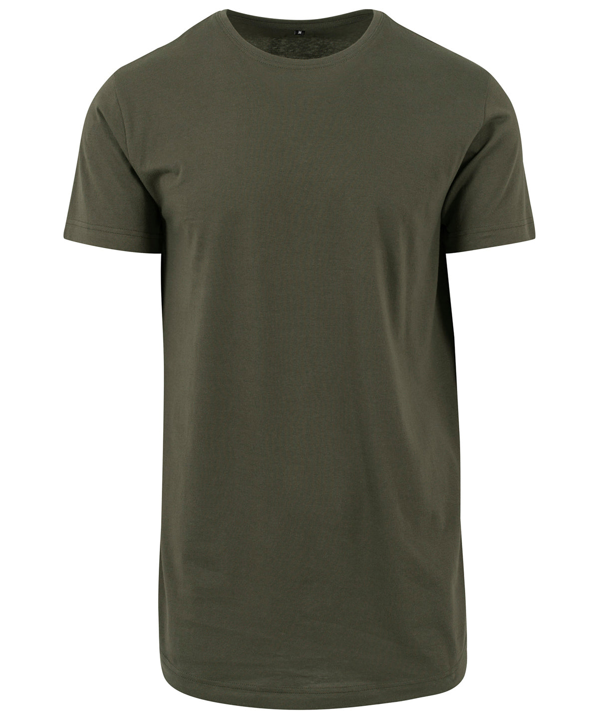 Mens Shaped Long Tee TShirt Rebrandable Longer Length