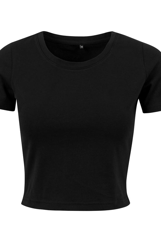 Womens Cropped Tee Single Jersey Fashionable Fit TShirt