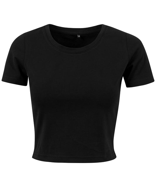 Womens Cropped Tee Single Jersey Fashionable Fit TShirt