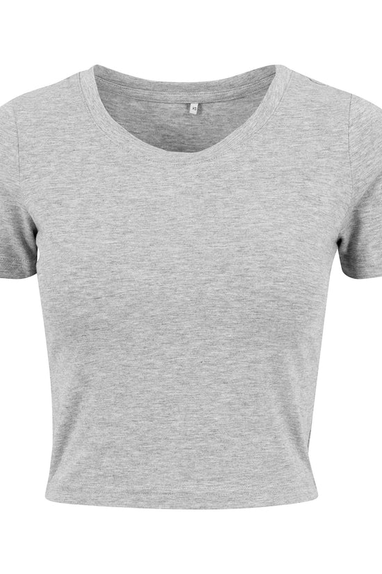 Womens Cropped Tee Single Jersey Fashionable Fit TShirt