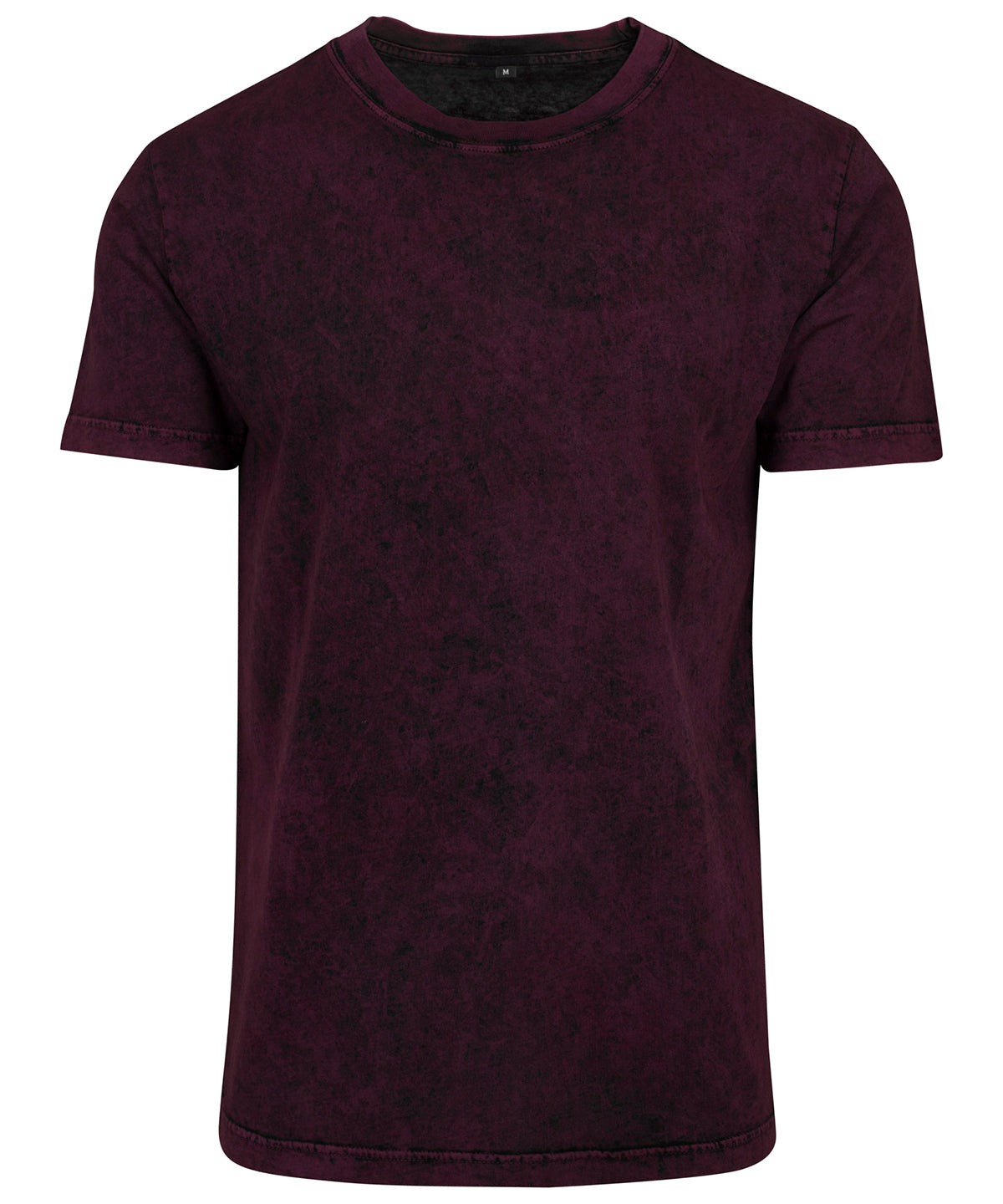 Mens Acid Washed Tee TShirt Classic Fit Crew Neck