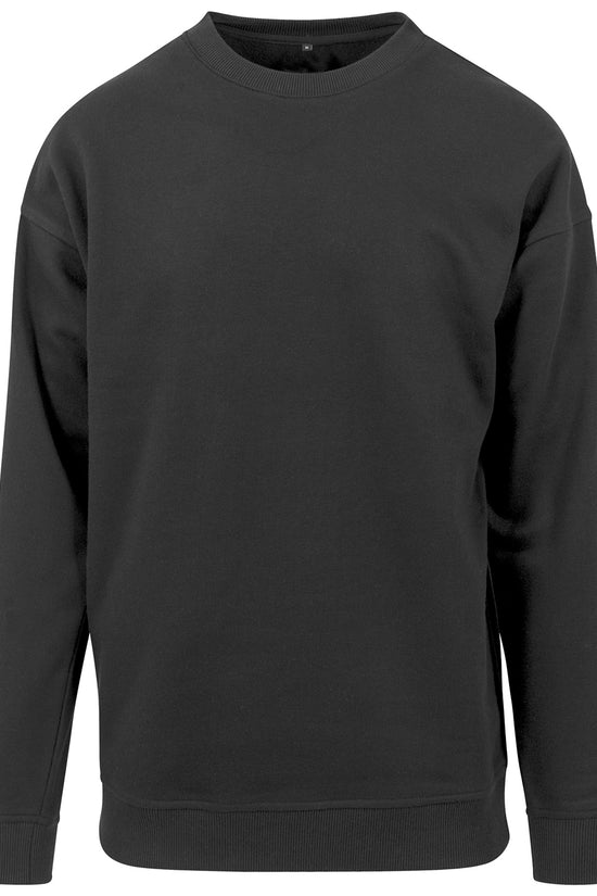 Mens Crew Neck Sweatshirt with Regular Fit and Brushed Fleece Fabric