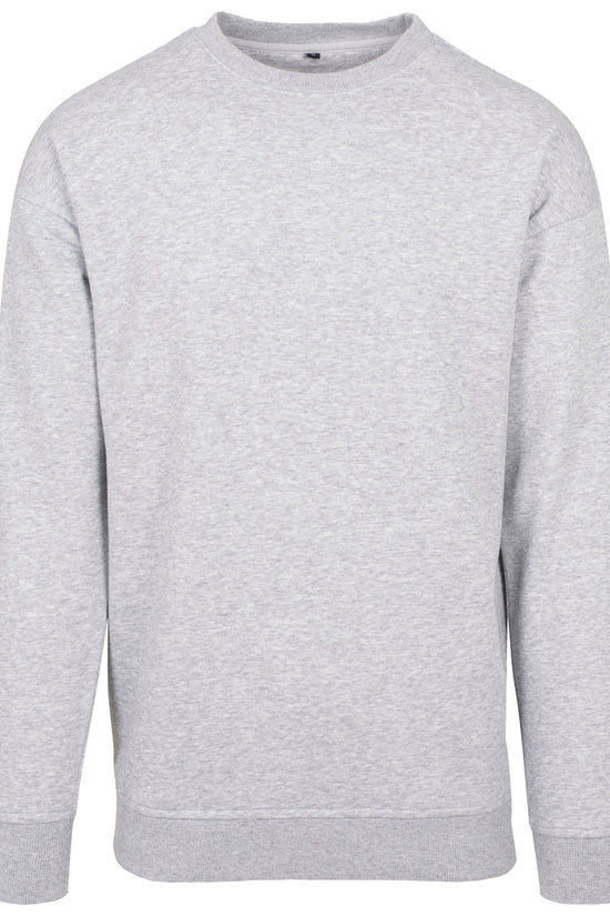 Mens Crew Neck Sweatshirt with Regular Fit and Brushed Fleece Fabric