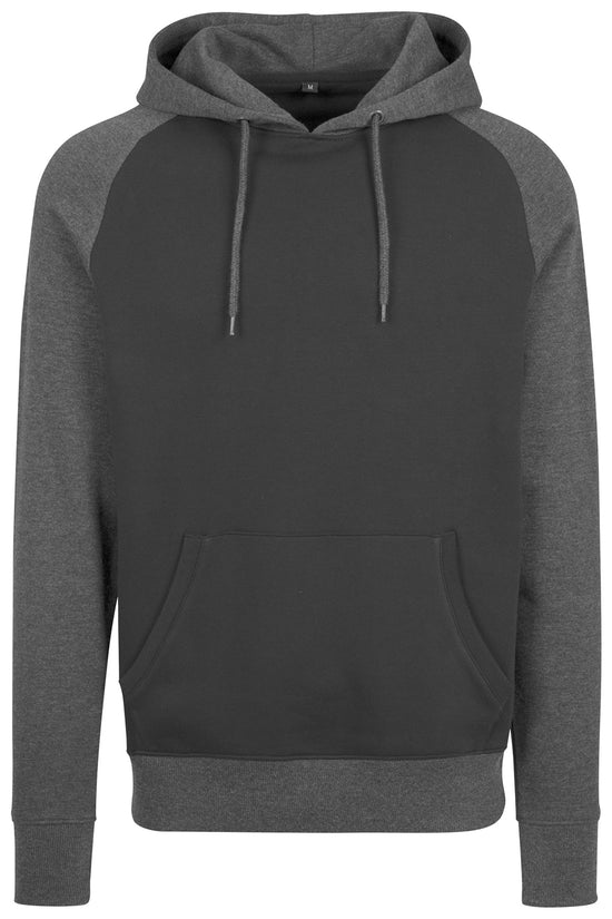 Sporty TwoTone Raglan Hoodie for Men