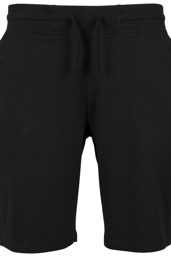Mens Terry Jogger Shorts with Ribbed Waistband