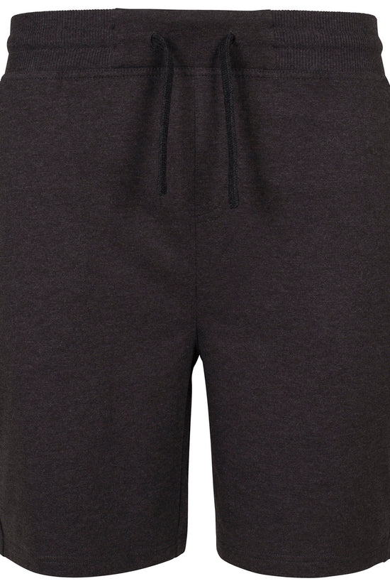 Mens Terry Jogger Shorts with Ribbed Waistband