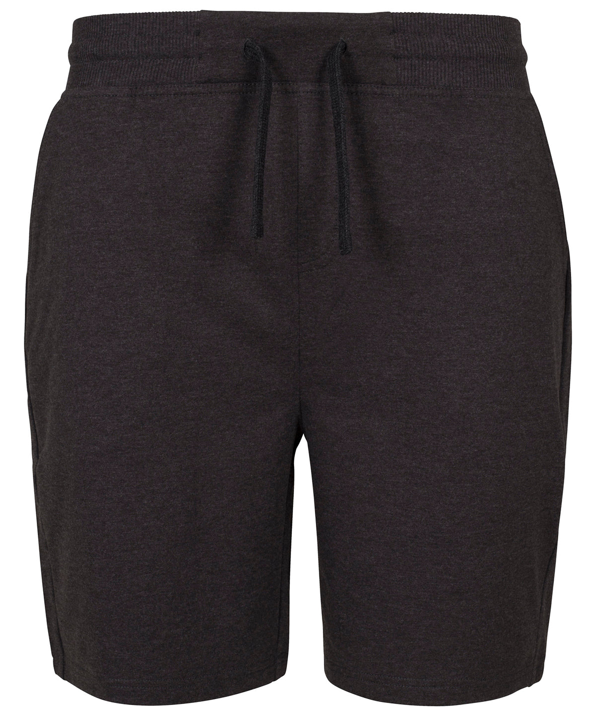 Mens Terry Jogger Shorts with Ribbed Waistband