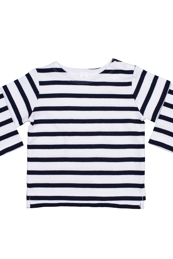 Organic Baby Breton Top TShirt Long Sleeve Unisex Infant