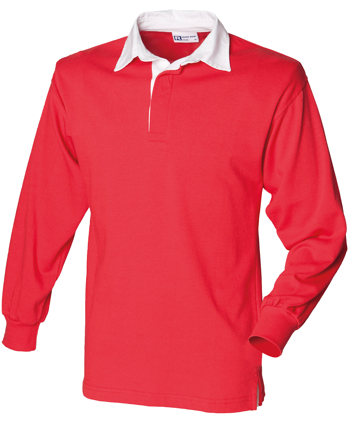 Classic Front Row Long Sleeve Plain Rugby Shirt for Men