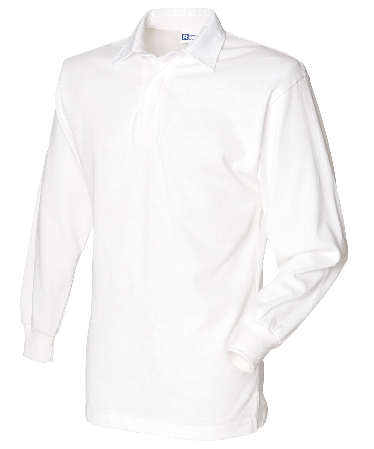 Classic Front Row Long Sleeve Plain Rugby Shirt for Men