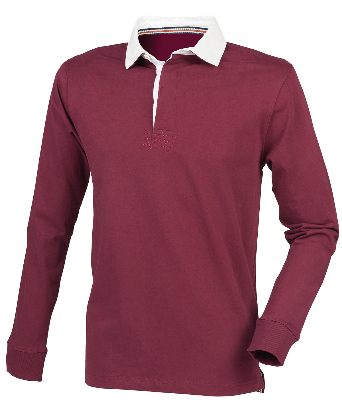 Front Row Premium Superfit Rugby Shirt Slim Fit Unbranded Polos for Men