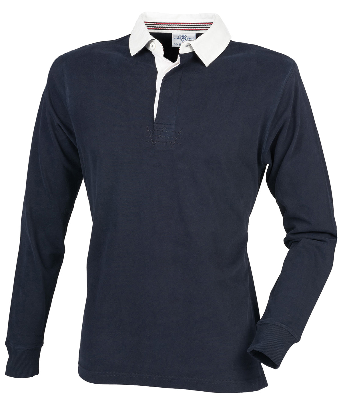 Front Row Premium Superfit Rugby Shirt Slim Fit Unbranded Polos for Men