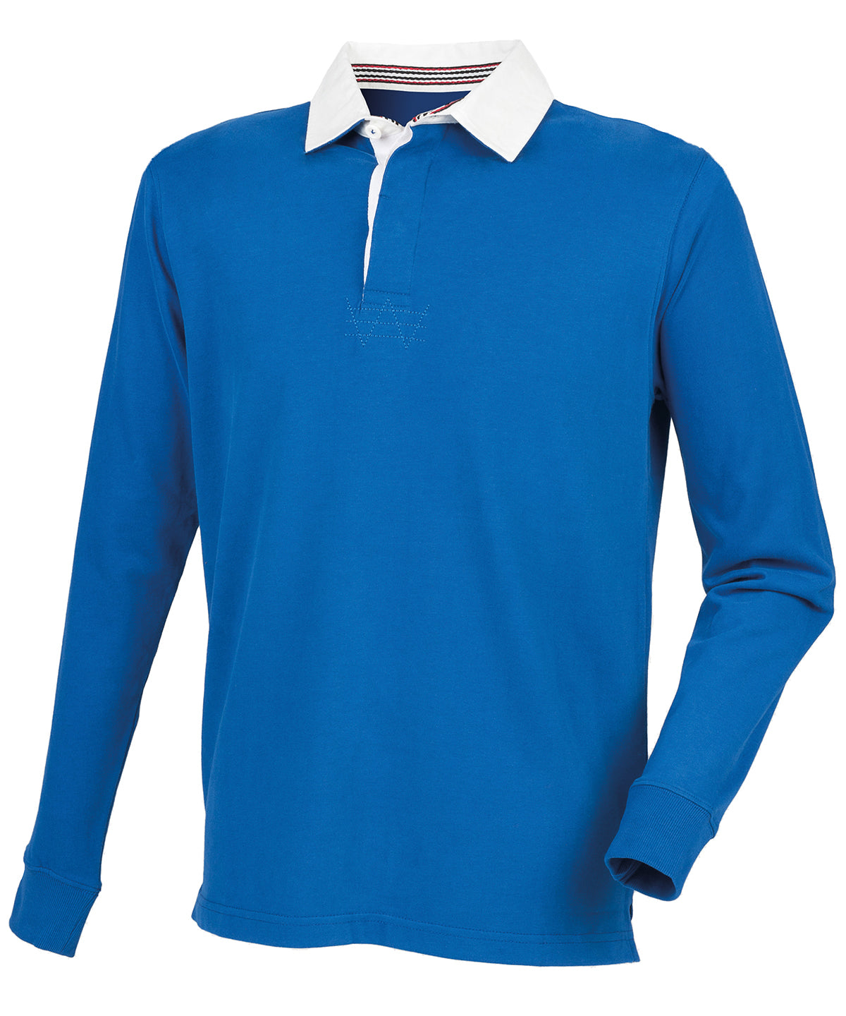 Front Row Premium Superfit Rugby Shirt Slim Fit Unbranded Polos for Men