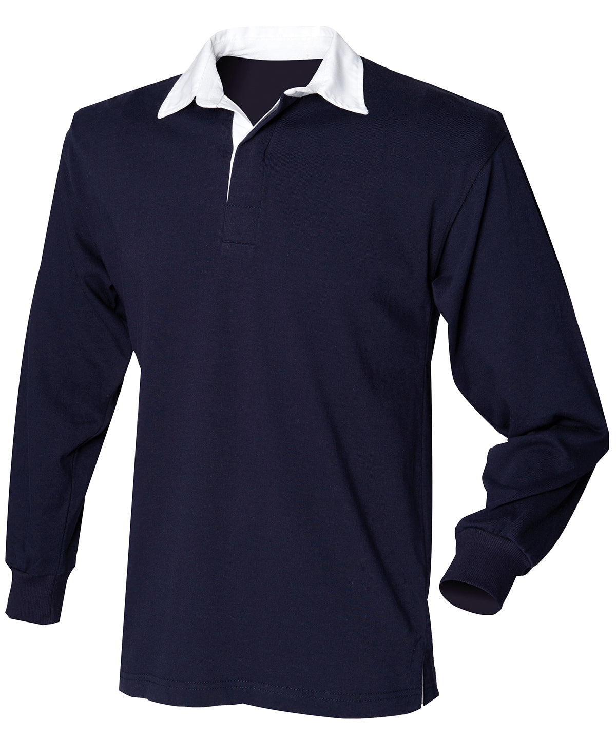 Front Row Kids Long Sleeve Plain Rugby Shirt