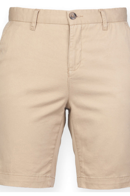 Front Row Womens Stretch Chino Shorts Quality CottonRich Twill