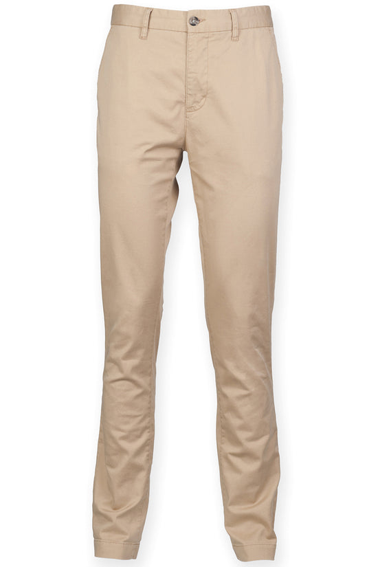 Front Row Stretch Chinos Quality CottonRich Trousers for Men