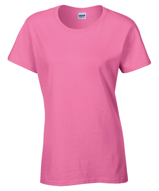 Gildan Heavy Cotton Womens TShirt SemiFitted Cap Sleeves