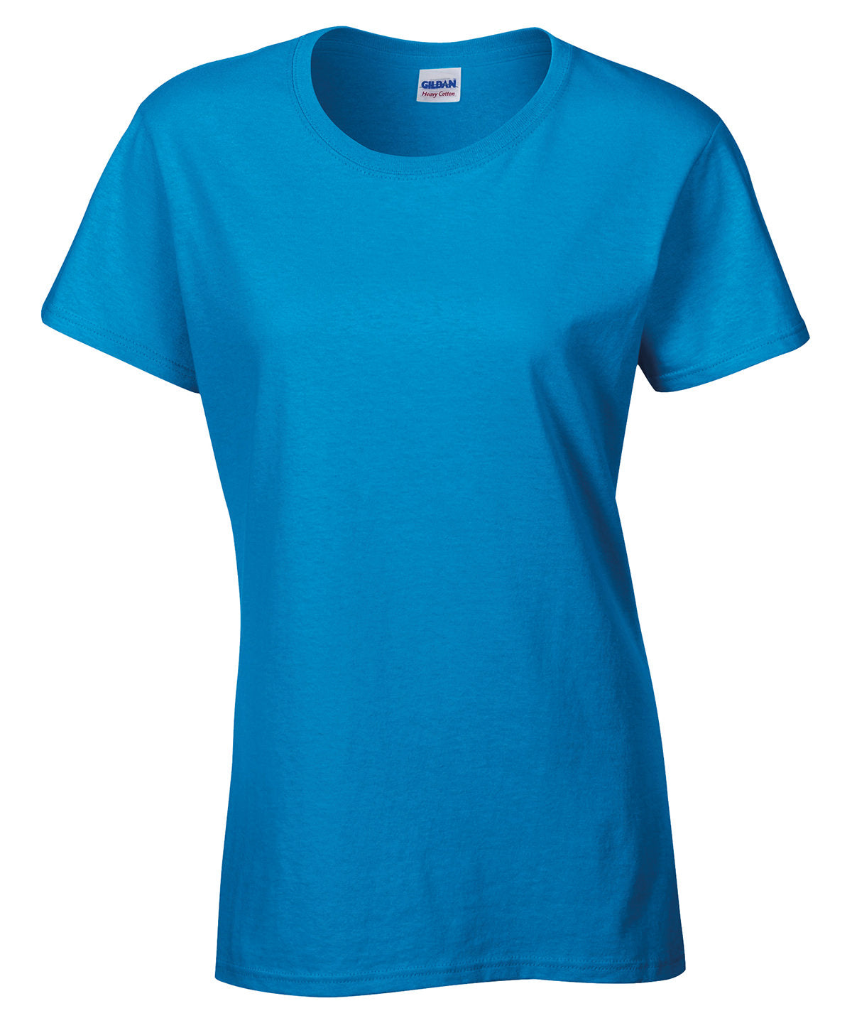 Gildan Heavy Cotton Womens TShirt SemiFitted Cap Sleeves