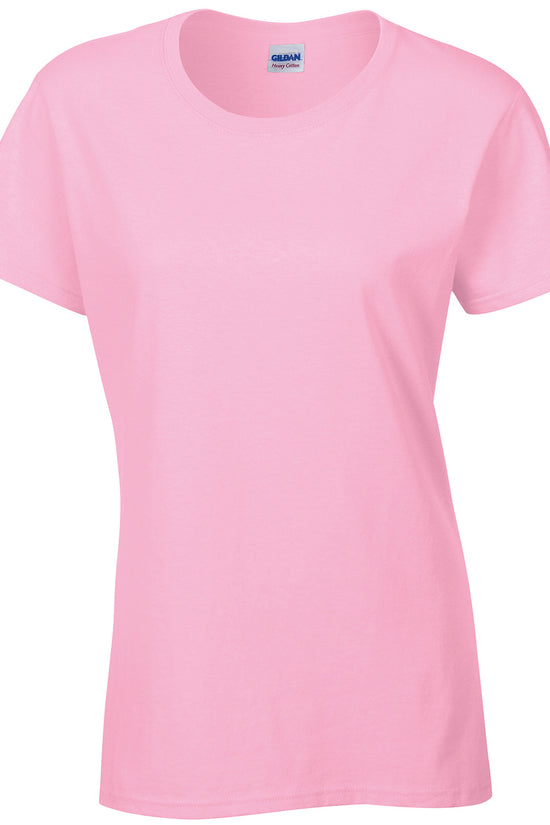 Gildan Heavy Cotton Womens TShirt SemiFitted Cap Sleeves