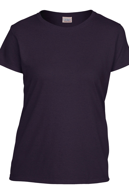 Gildan Heavy Cotton Womens TShirt SemiFitted Cap Sleeves