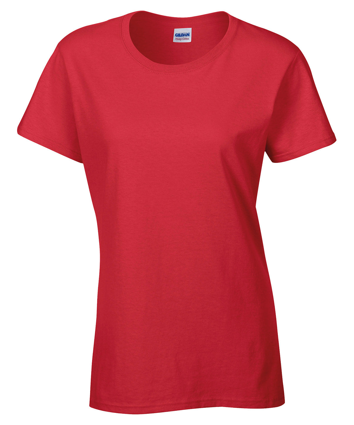 Gildan Heavy Cotton Womens TShirt SemiFitted Cap Sleeves