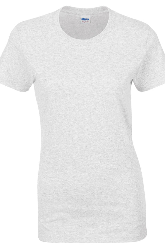 Gildan Heavy Cotton Womens TShirt SemiFitted Cap Sleeves