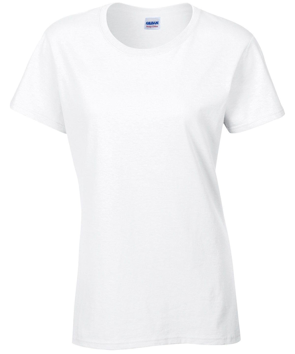 Gildan Heavy Cotton Womens TShirt SemiFitted Cap Sleeves