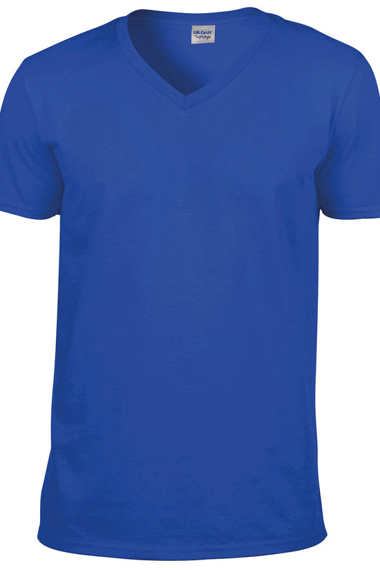 Gildan Softstyle VNeck TShirt for Men Raladeal Summer Sports Tee