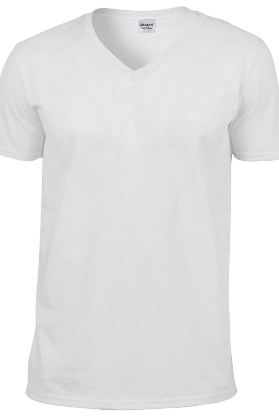 Gildan Softstyle VNeck TShirt for Men Raladeal Summer Sports Tee