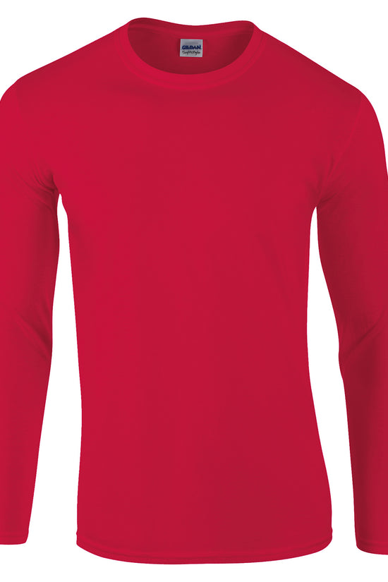 Gildan Softstyle Long Sleeve Unisex TShirt Euro Fit Tearaway Label