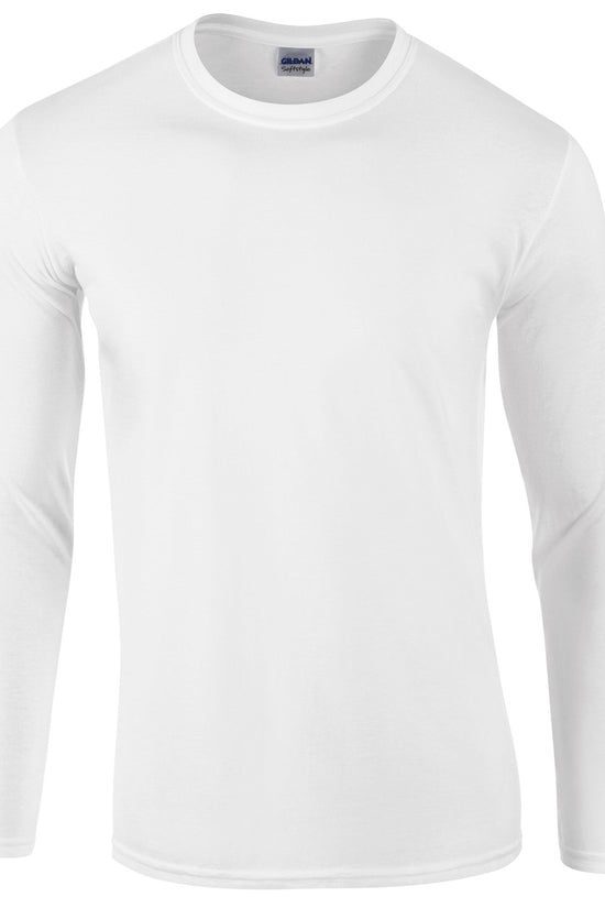 Gildan Softstyle Long Sleeve Unisex TShirt Euro Fit Tearaway Label