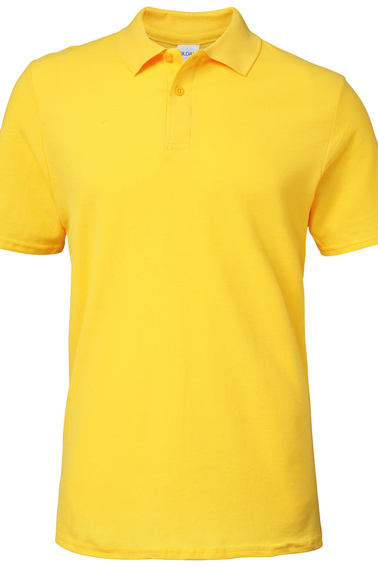 Gildan Softstyle Double Piqu Polo Mens Eurofit Casual Shirt