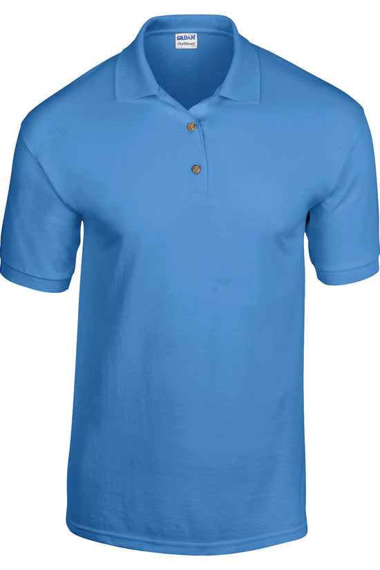 Gildan DryBlend Jersey Knit Polo for Men MoistureWicking Casual Sports Shirt